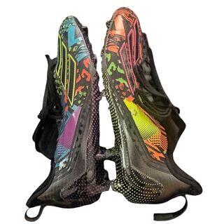 Adidas Adizero 12.0 Mismatch Black Neon Football Soccer Shoe Cleats IG9569 Sz 11